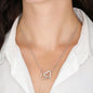 "Sail with God" Interlocking Heart Necklace