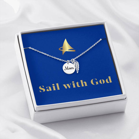"Sail with God" Mom's Remembrance Necklace
